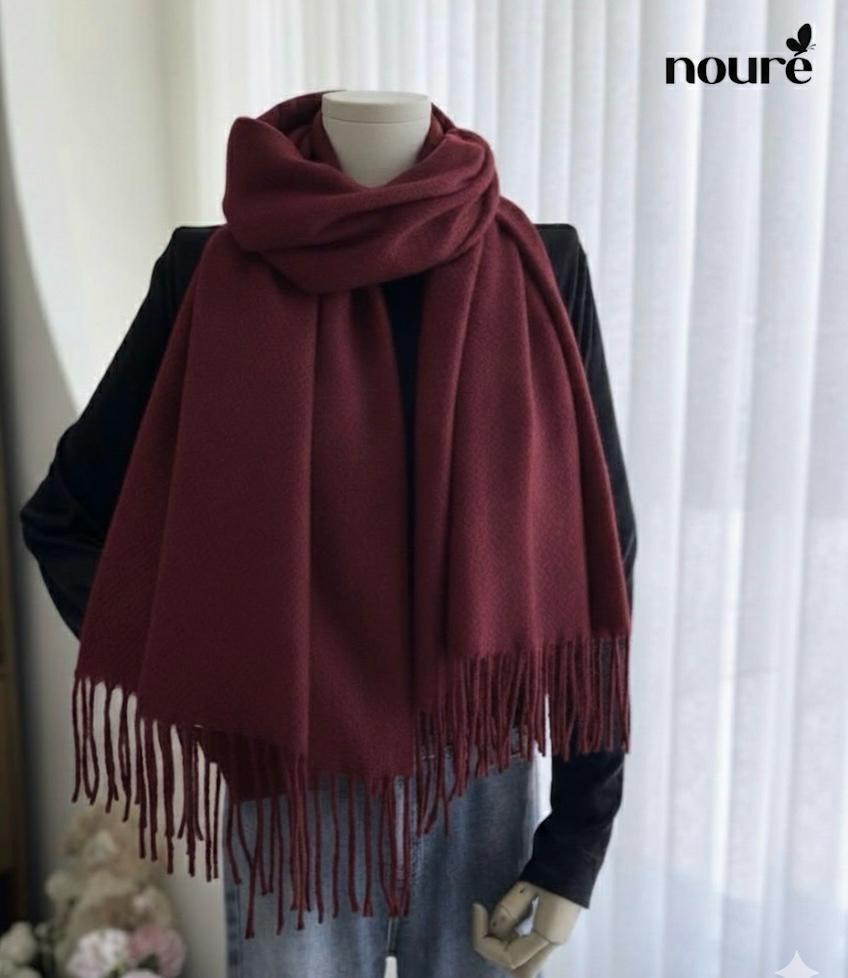 Rich Burgundy Scarf