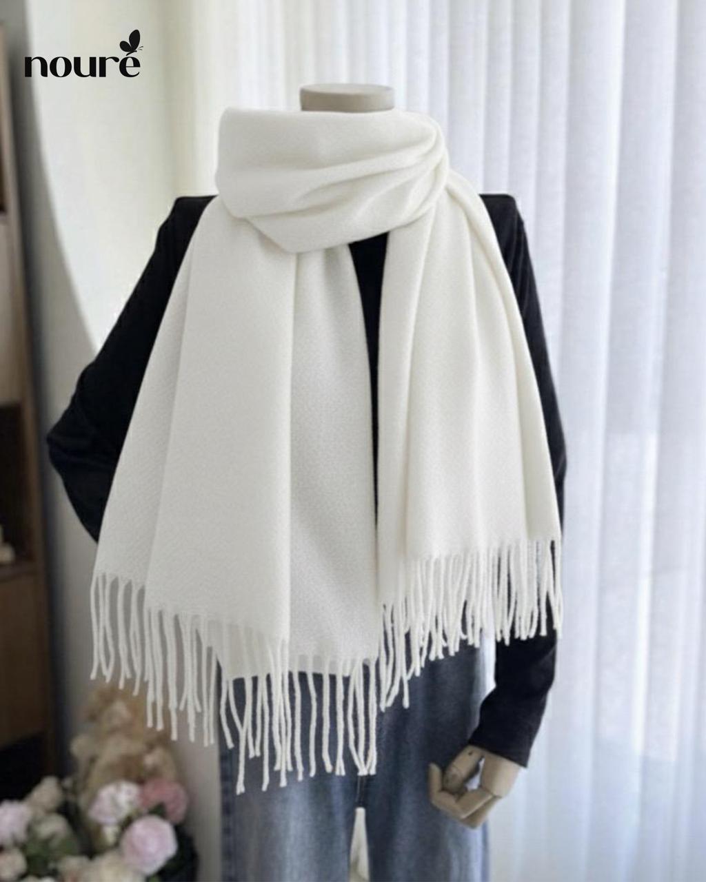 Classic white Scarf